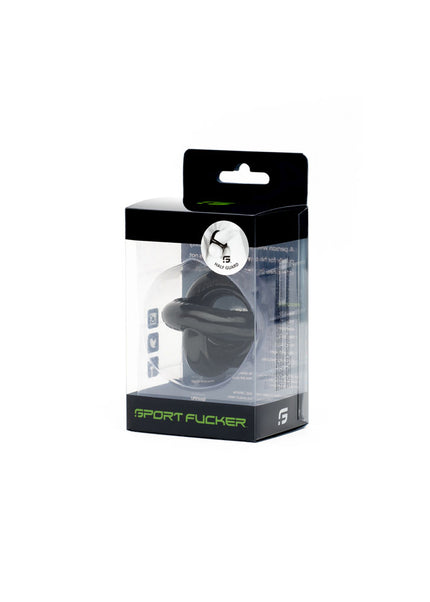 Sport Fucker Half Guard - Black Cock Ring