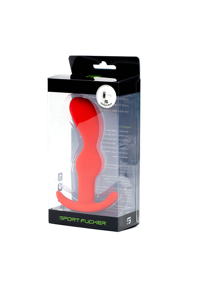 Sport Fucker CrossFit Plug - Red Medium Anal Plug