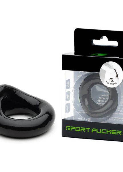 Sport Fucker Wedge - Black Cock Ring