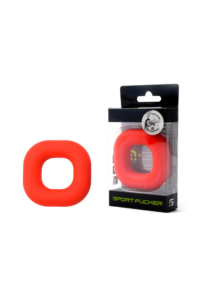 Sport Fucker Big Boner Ring - Red Cock Ring