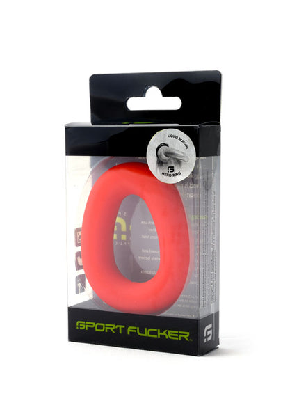 Sport Fucker Hero Ring - Red - Red Cock Ring