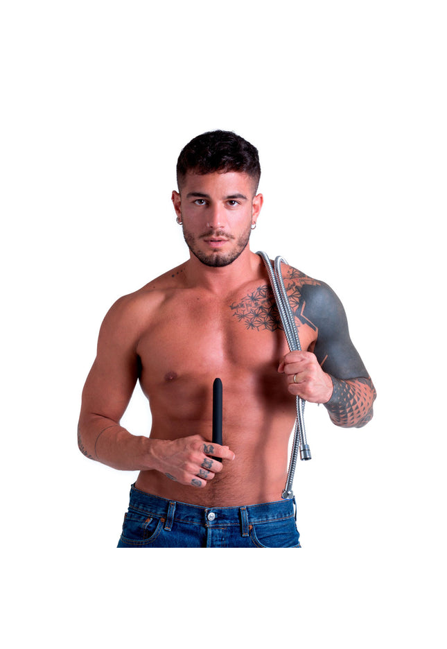 Sport Fucker Hydro Shot Travel Kit - Black 15 cm Clearning Nozzle with 1.8m Flex Hose Connection