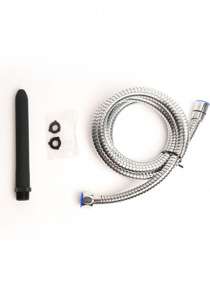 Sport Fucker Hydro Shot Travel Kit - Black 15 cm Clearning Nozzle with 1.8m Flex Hose Connection