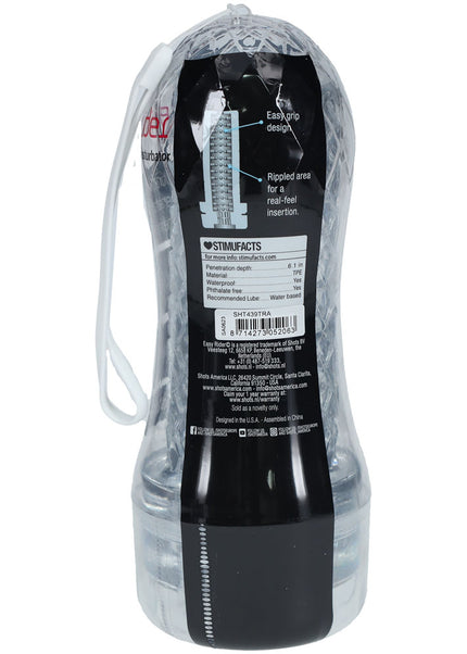 SHOTS Easy Rider - Clear - Clear Vagina Stroker