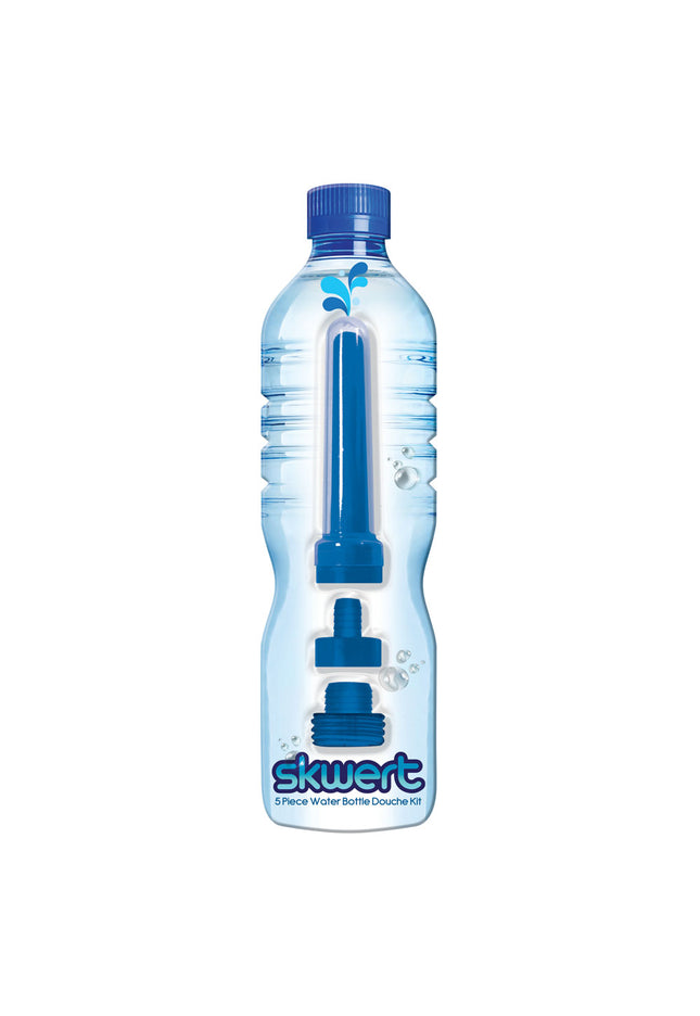 Skwert 5 Piece Water Bottle Douche Kit - 5 Piece Water Bottle Douche Adapter Kit
