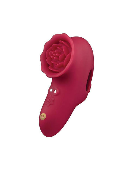 Secret Kisses ROSEGASM PLAYFUL PETAL - Red USB Rechargeable Finger Stimulator
