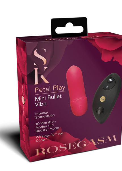 ROSEGASM PETAL PLAY MINI BULLET VIBE -