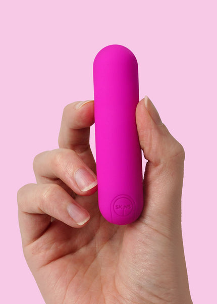 Skins Super Excite Rechargeable Pink Bullet - Pink USB Rechargeable Bullet