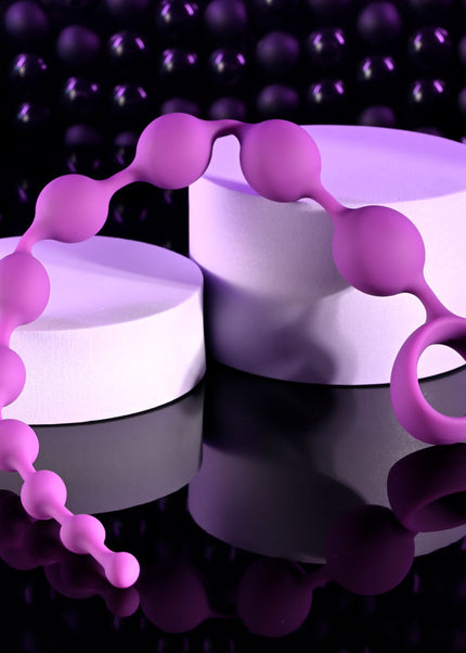 Selopa BEADED ADVENTURE - Purple 35.5 cm Anal Beads