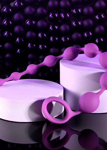 Selopa BEADED ADVENTURE - Purple 35.5 cm Anal Beads