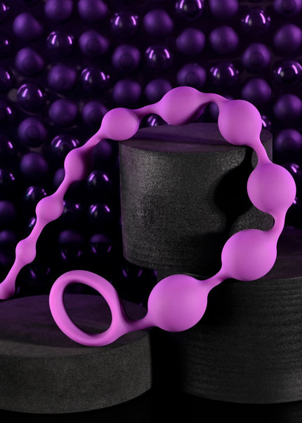 Selopa BEADED ADVENTURE - Purple 35.5 cm Anal Beads