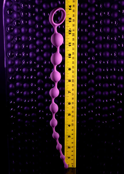 Selopa BEADED ADVENTURE - Purple 35.5 cm Anal Beads