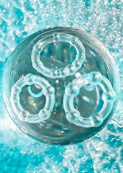 Selopa ERECTION RINGS - Clear Cock Rings - Set of 3
