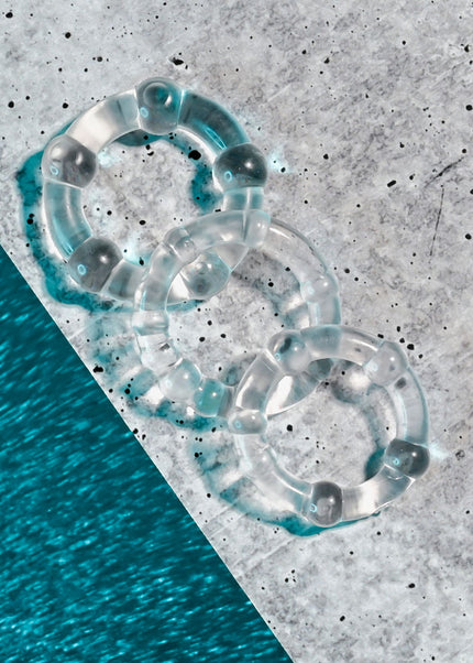 Selopa ERECTION RINGS - Clear Cock Rings - Set of 3