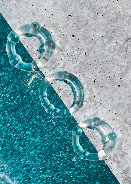 Selopa ERECTION RINGS - Clear Cock Rings - Set of 3