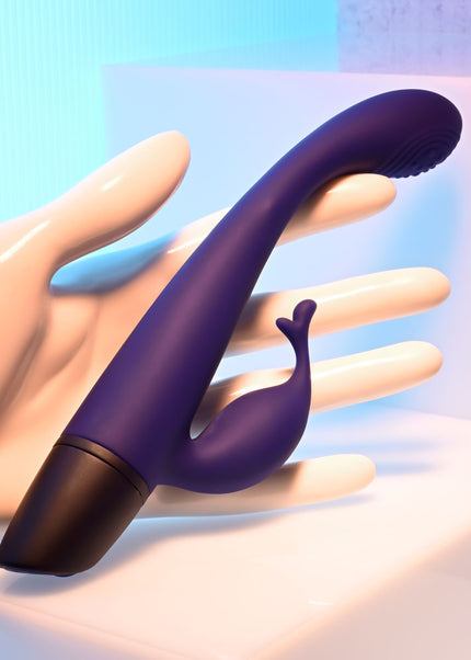 Selopa PLUM PASSION - Purple 18.3 cm USB Rechargeable Rabbit Vibrator