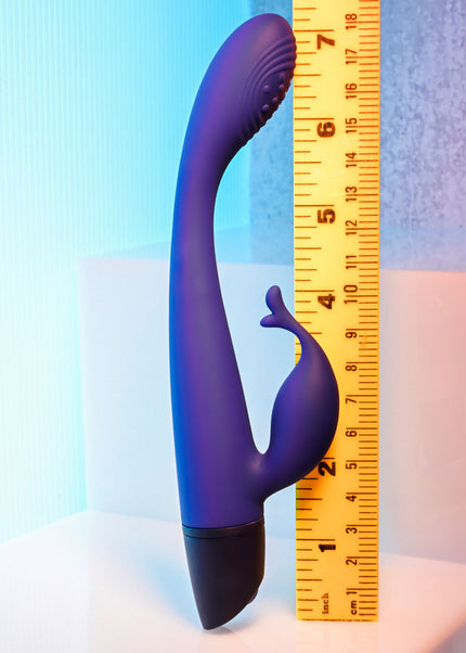 Selopa PLUM PASSION - Purple 18.3 cm USB Rechargeable Rabbit Vibrator