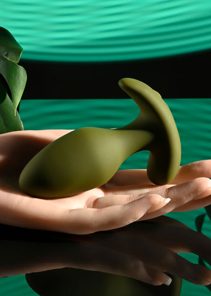 Selopa THE COLONEL - Green 10.1 cm USB Rechargeable Vibrating Butt Plug with Wireless Remote