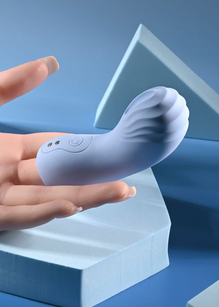 Selopa GOOD POINT - Purple USB Rechargeable Hollow Vibrating Finger Stimulator