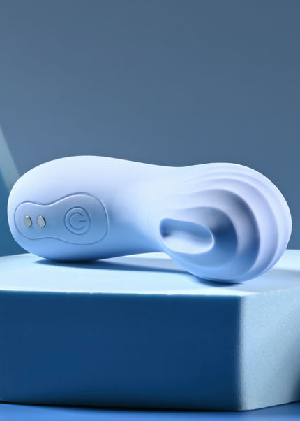 Selopa GOOD POINT - Purple USB Rechargeable Hollow Vibrating Finger Stimulator