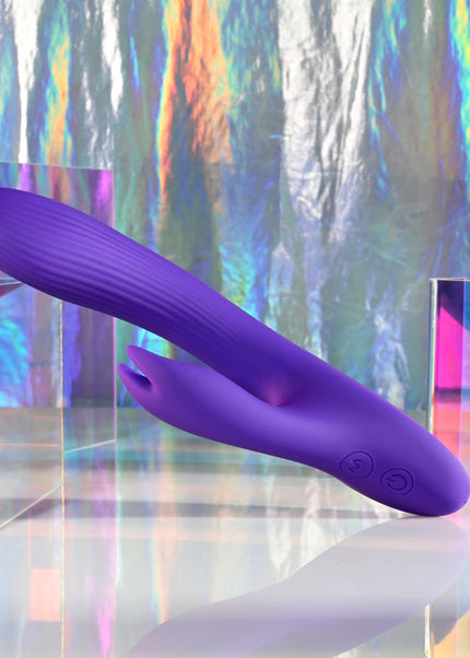 Selopa POSEABLE BUNNY - Purple 21 cm USB Rechargeable Poseable Rabbit Vibrator