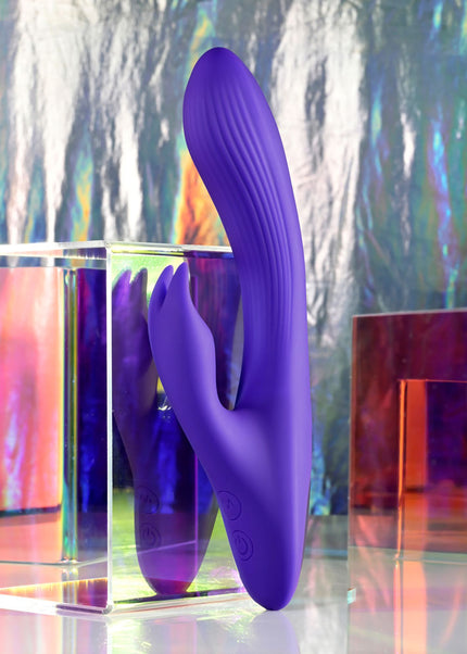 Selopa POSEABLE BUNNY - Purple 21 cm USB Rechargeable Poseable Rabbit Vibrator