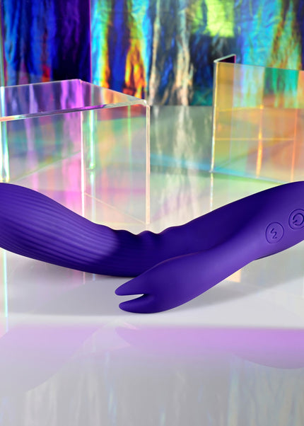 Selopa POSEABLE BUNNY - Purple 21 cm USB Rechargeable Poseable Rabbit Vibrator