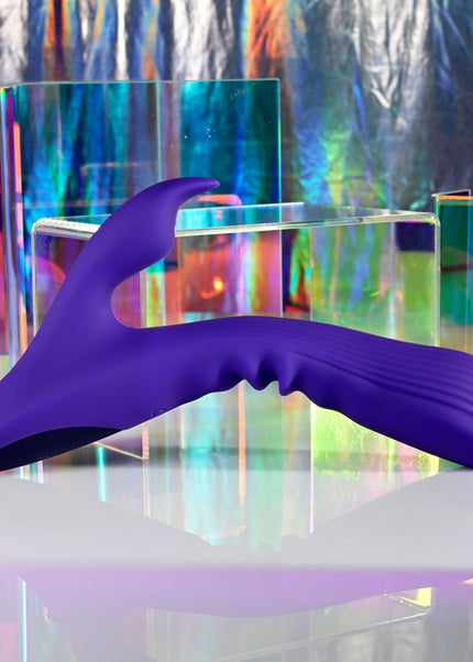 Selopa POSEABLE BUNNY - Purple 21 cm USB Rechargeable Poseable Rabbit Vibrator