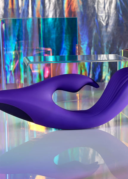 Selopa POSEABLE BUNNY - Purple 21 cm USB Rechargeable Poseable Rabbit Vibrator