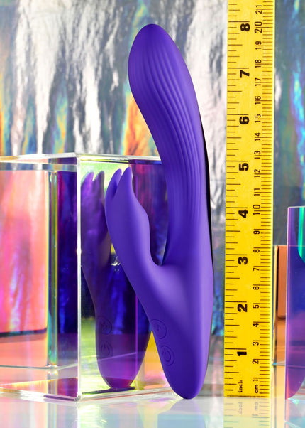 Selopa POSEABLE BUNNY - Purple 21 cm USB Rechargeable Poseable Rabbit Vibrator