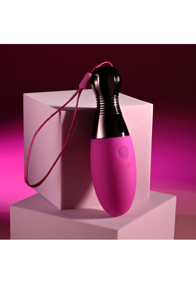Selopa COMPANION - Pink 11.9 cm USB Rechargeable Vibrating Egg