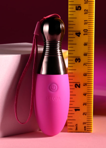 Selopa COMPANION - Pink 11.9 cm USB Rechargeable Vibrating Egg