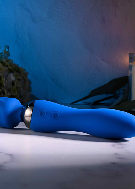 Selopa BLUE BELLE - Blue USB Rechargeable 20 cm Massage Wand