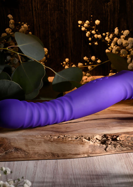 Selopa TRIXXXIE - Purple 22.2 cm USB Rechargeable Vibrator