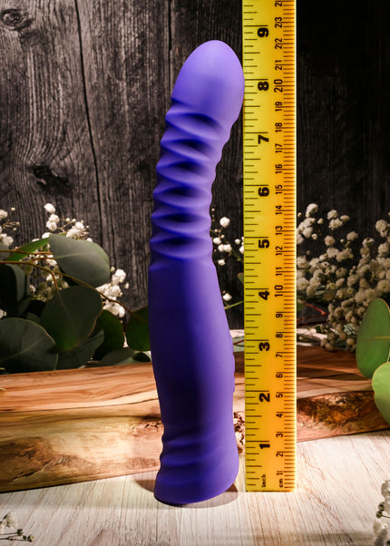 Selopa TRIXXXIE - Purple 22.2 cm USB Rechargeable Vibrator