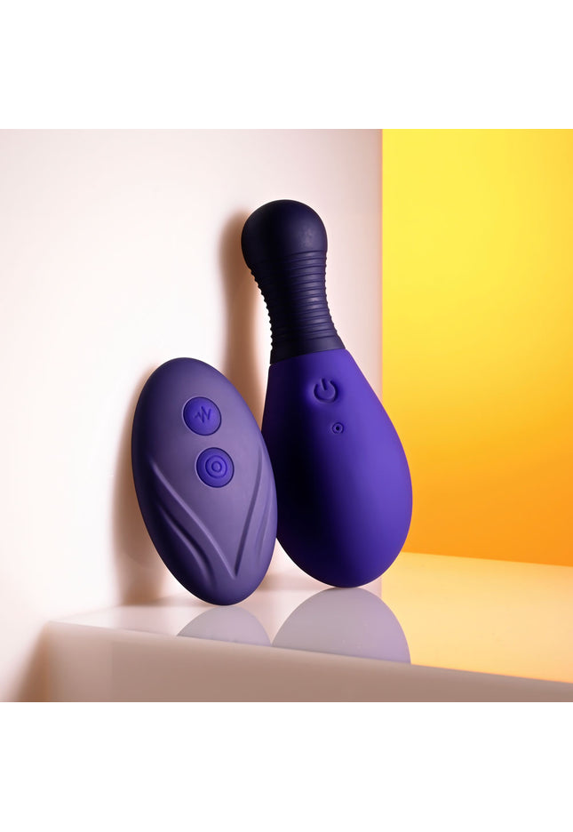 Selopa EGG ME ON - Purple 10 cm USB Rechargeable Egg with Wireless Remote