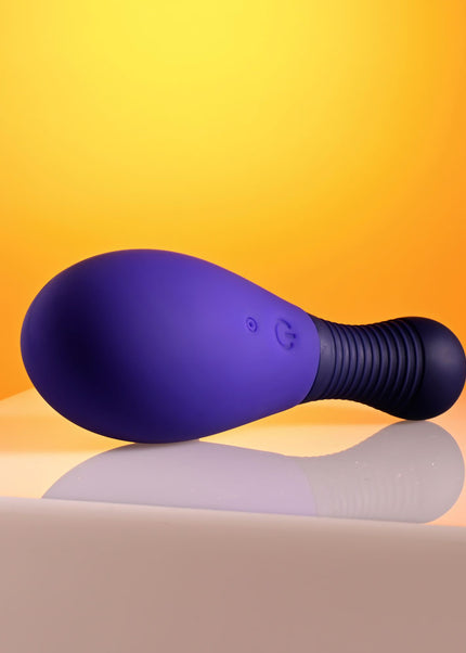 Selopa EGG ME ON - Purple 10 cm USB Rechargeable Egg with Wireless Remote