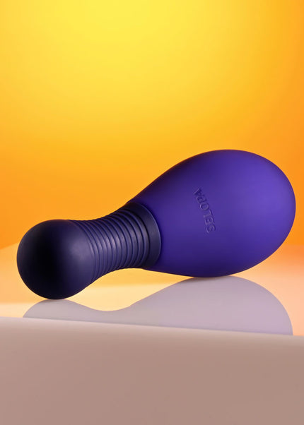 Selopa EGG ME ON - Purple 10 cm USB Rechargeable Egg with Wireless Remote