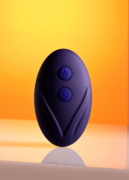 Selopa EGG ME ON - Purple 10 cm USB Rechargeable Egg with Wireless Remote