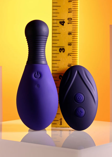 Selopa EGG ME ON - Purple 10 cm USB Rechargeable Egg with Wireless Remote