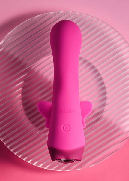Selopa BUTTERFLY LOVE - Pink 13.8 cm USB Rechargeable Butterfly Vibrator
