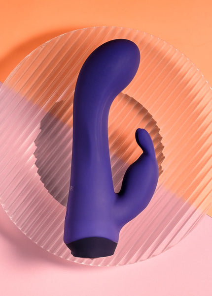 Selopa PLUM JOB - Purple 13.5 cm USB Rechargeable Rabbit Vibrator