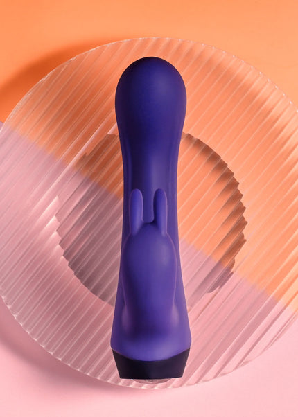 Selopa PLUM JOB - Purple 13.5 cm USB Rechargeable Rabbit Vibrator