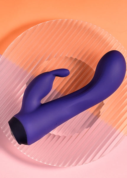 Selopa PLUM JOB - Purple 13.5 cm USB Rechargeable Rabbit Vibrator