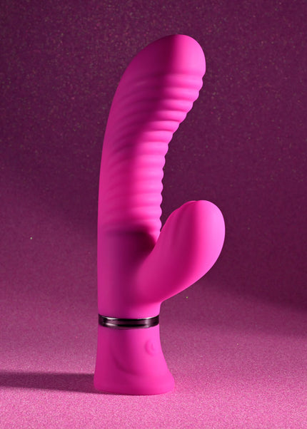 Selopa NEXT WAVE - Pink 16.4 cm USB Rechargeable Dual Vibrator