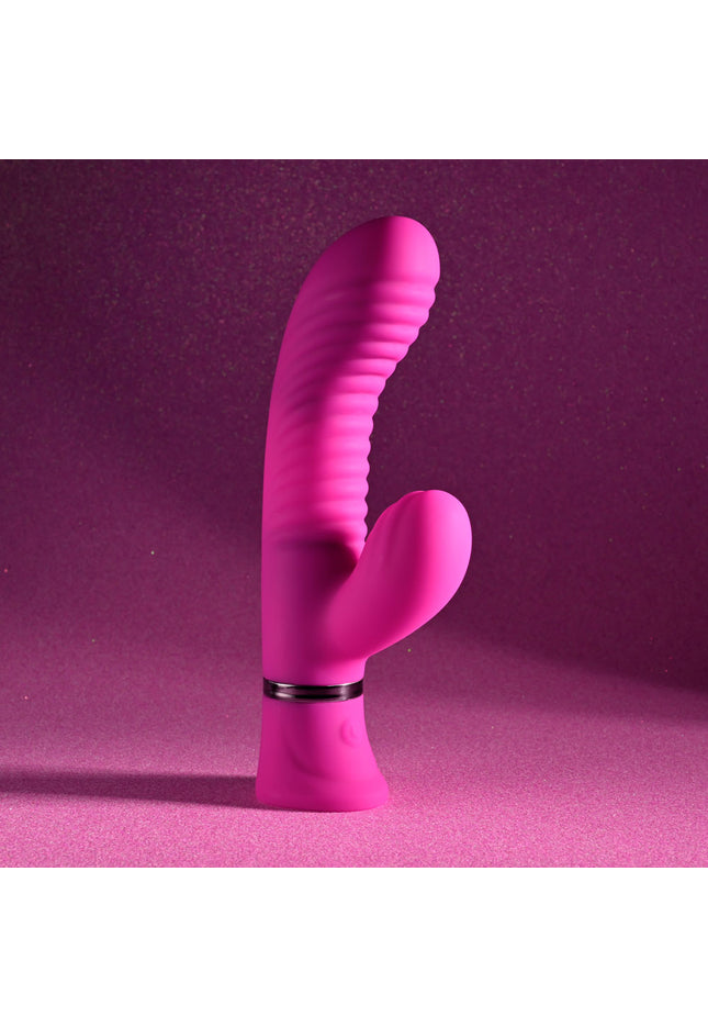 Selopa NEXT WAVE - Pink 16.4 cm USB Rechargeable Dual Vibrator