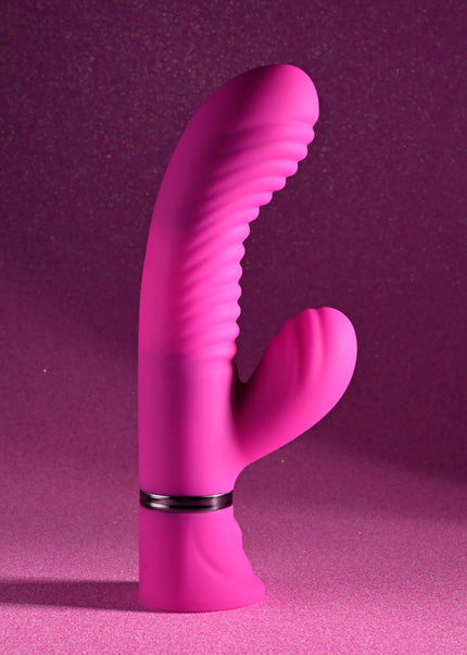 Selopa NEXT WAVE - Pink 16.4 cm USB Rechargeable Dual Vibrator
