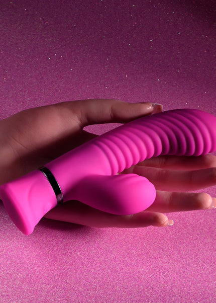 Selopa NEXT WAVE - Pink 16.4 cm USB Rechargeable Dual Vibrator