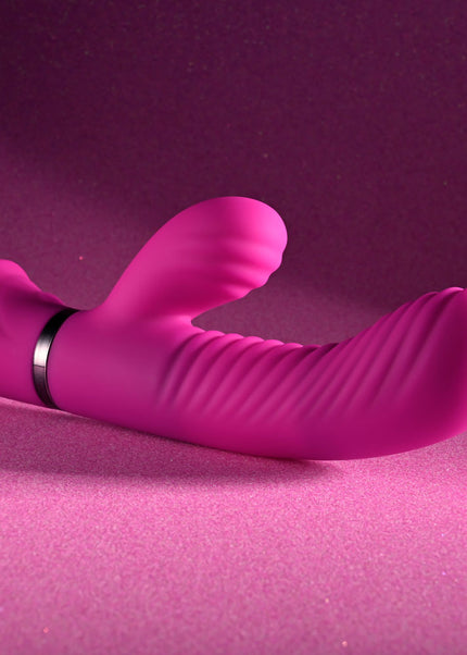 Selopa NEXT WAVE - Pink 16.4 cm USB Rechargeable Dual Vibrator