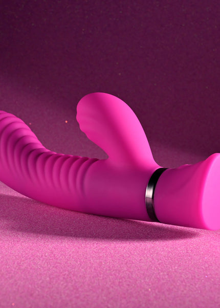Selopa NEXT WAVE - Pink 16.4 cm USB Rechargeable Dual Vibrator